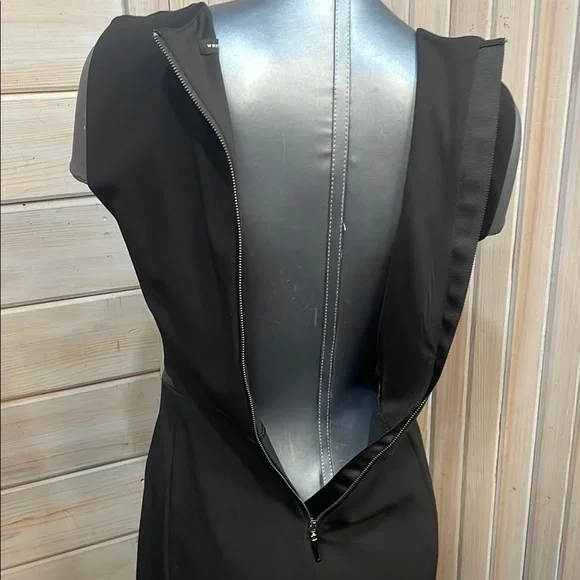 White House Black Market Black Sleeveless Sheath Dress - Picture 5 of 5